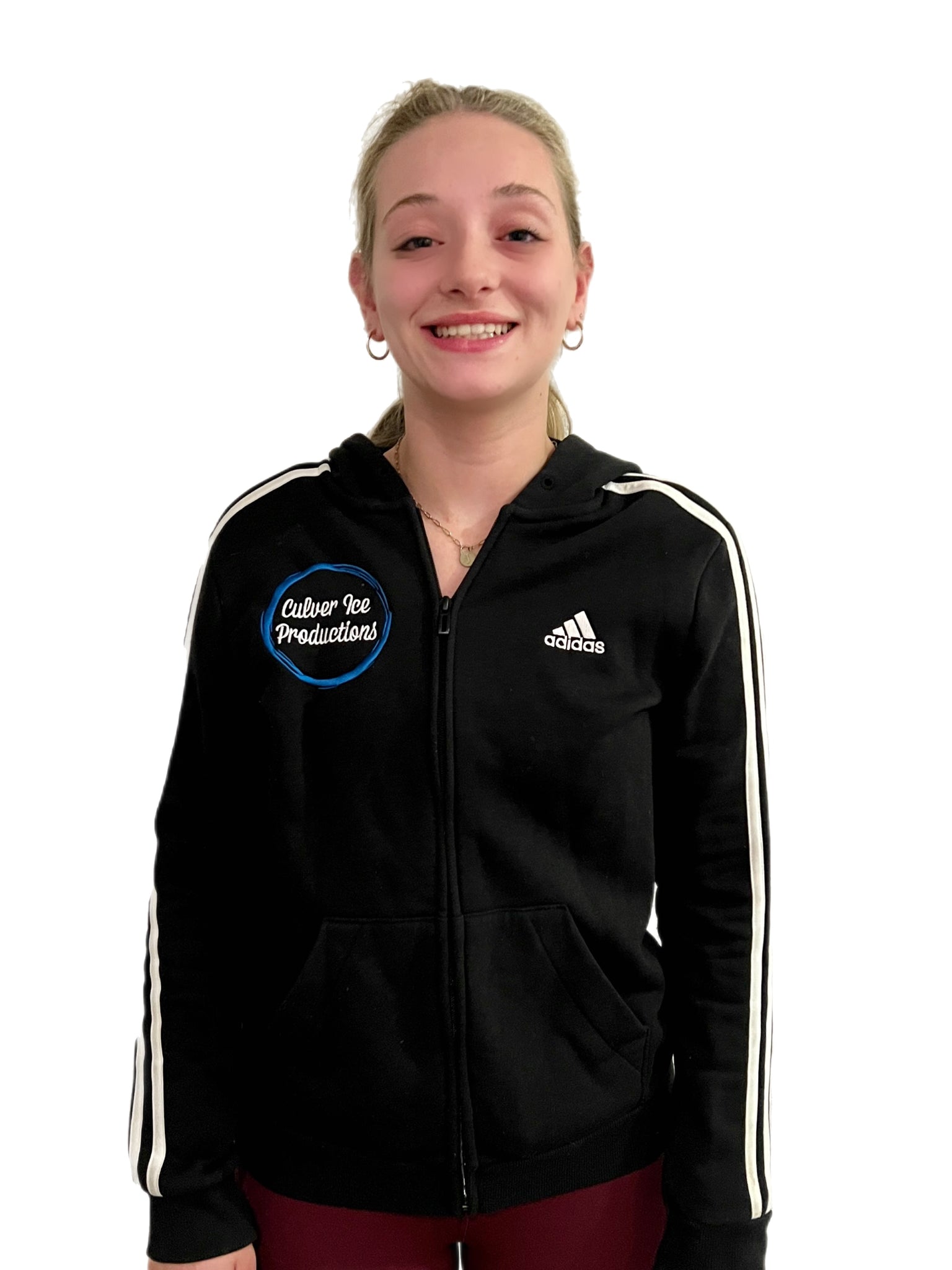 ADULT ADIDAS ZIP UP HOODIE